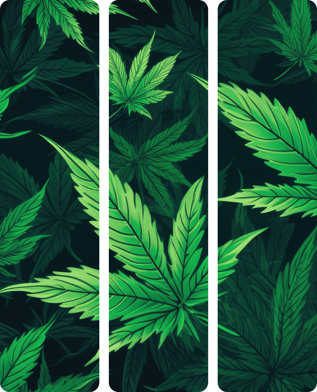 green background